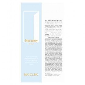 MAXCLINIC Blue Tansy mousse dhuile 110g, Gel Nettoyant pour Visage, mousse nettoyante visage et démaquillant un à Huile de T
