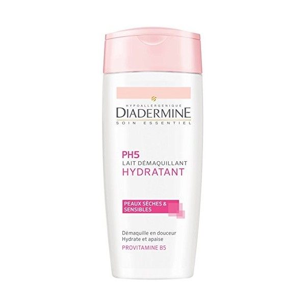 Diadermine - Lait Démaquillant Visage - Hydratant - 200 ml - Lot de 3 Crème Jour et Nuit