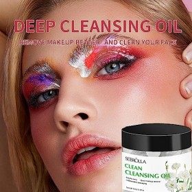 Maquillage Enlever Lhuile-huile De Nettoyage En Profondeur Pour Le Visage Portable Pour Les Voyages, Nettoyant À Lhuile Pou