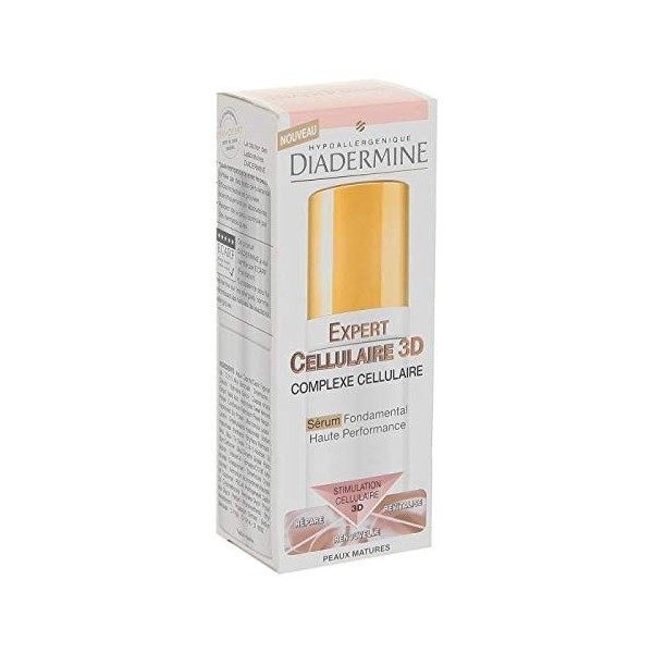 Diadermine - Sérum Anti rides Expert Cellulaire 3D - 30 ml Crème Jour et Nuit