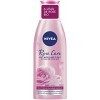 NIVEA Lait micellaire 2-en-1 Rose Care 1 x 200 ml , Lait démaquillant à l’Eau de Rose bio pour tous types de peau, Nettoyant