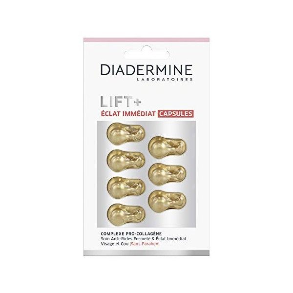 Diadermine - Lift+ - Super Lisseur - Capsules 7 Pièces Anti Rides - Lot de 2