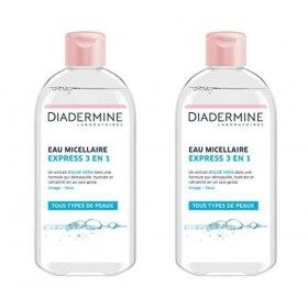 Diadermine - Eau Micellaire - Express 3 en 1 - 400 ml - Lot de 2