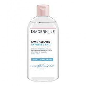Diadermine - Eau Micellaire - Express 3 en 1 - 400 ml - Lot de 2 Crème Jour et Nuit