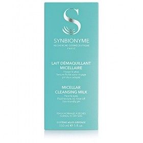 Synbionyme Lait Démaquillant Micellaire Visage/Yeux Texture Fluide Sans Rinçage Ph Doux Adapté