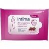 Intima - 20 Lingettes Hygiène Intime - Cranberry - Fraîcheur et anti-désagrément intime