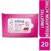 Intima - 20 Lingettes Hygiène Intime - Cranberry - Fraîcheur et anti-désagrément intime