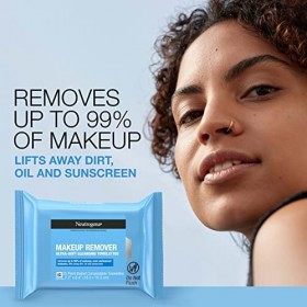 Neutrogena Makeup Remover Cleansing Towelettes, 25 Count Pack of 2 by Neutrogena