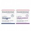 Diadermine - Routine Lift+ Lissage Immédiat - Crème Jour Visage Anti-Rides Lissage Immédiat + Crème de Nuit Visage Anti-Rides