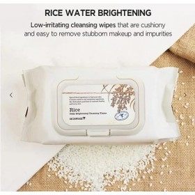 SKINFOOD - Rice Daily Brightening Cleaning Tissue 80sheets