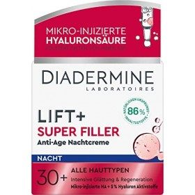 DIADERMINE Lift+ Crème de nuit Super filler - Soin anti-âge - 50 ml