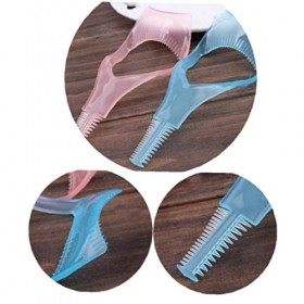 3 en 1 Cils Outils Mascara Bouclier Applicateur Guard Guide pour le maquillage des cils en plastique transparent carte Cils F