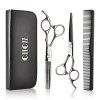 Kit Ciseaux Coiffure Professionnel, CIICII 6,5" Ciseaux de Coiffure Desepaississant - Ciseau Cheveux  Ciseaux Coiffeur Barbie