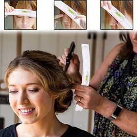 Coupe Cheveux Soi Même 8 Pièces Pince dAide à La Coupe de Cheveux et Peigne à Deux Bouts Ciseaux DIY Bricolage Tondeuse Barr