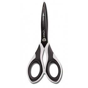 Maped - Ciseaux Symétriques Diamond 17 cm - Résistance extrême Garantie à Vie - Ciseaux symétriques anneaux double peau - Noi