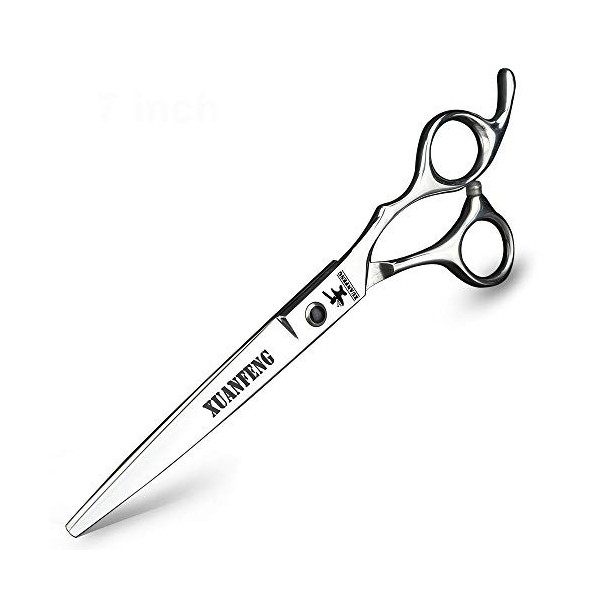 XUANFENG 7 pouces ciseaux de coupe coiffure professionnel barbier coupe de cheveux en acier inoxydable ciseaux à dents ensemb