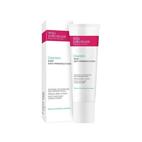 Eau Précieuse - Soin Anti-Imperfections Clearskin - Soin visage matifiant et rééquilibrant - Favorise lélimination des imper ...