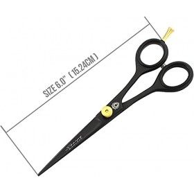 Ciseaux de coiffure professionnels en acier inoxydable pour coiffeurs et barbiers - Ciseaux de coupe de cheveux - Pour salon 