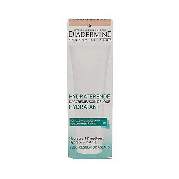 DIADERMINE - Crème de jour - Hydrate et matifie - Peaux normales à mixtes PH7-50 ml Crème Jour et Nuit