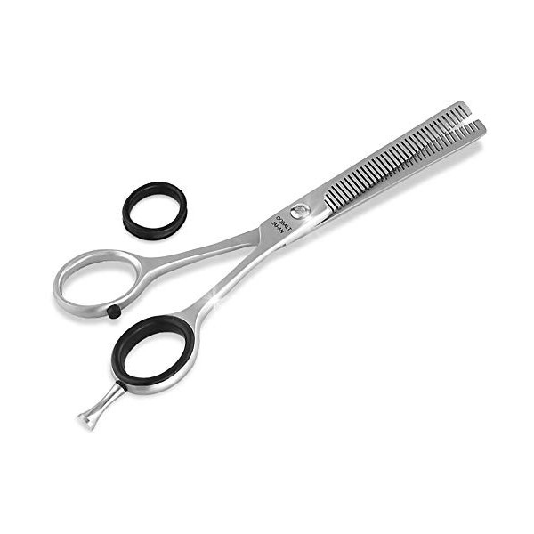 Ciseaux de coiffeur professionnels en acier inoxydable avec lame tranchante pour une coupe parfaite des cheveux 16,5 cm 