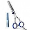Coolala Ciseaux de coupe de cheveux en acier inoxydable 6,5 cm pour salon professionnel de coiffure Ciseaux pour homme femme 