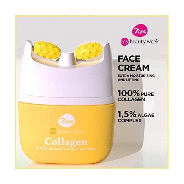 7Days Crème Lifting Du Visage Au Collagène - Hydratant Coréen Pour Le Visage - Crème Raffermissante Anti-âge Pour Le Visage E...