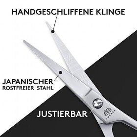 Purava Ciseaux Coiffure Premium - Ciseaux Coiffure Professionnels Très Aiguisés avec Étui Elégant – Ciseaux Coiffeur Pointus 