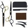 Kit Ciseaux Coiffure Professionnel, ensemble de ciseaux de coiffeur amincissants 7.0, ciseaux de coupe de cheveux en acier in