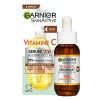 Garnier SkinActive - Sérum Nuit Booster dÉclat - Hydratant & Illuminateur - Formule Vegan Concentrée avec 10% de Vitamine C 