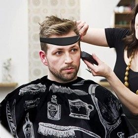 PLABBDPL Gabarit Rasage Décolleté et Guide coupe Cheveux, Silicone Haircut Template, Bande Coupe Cheveux, Bande Incurvée pour