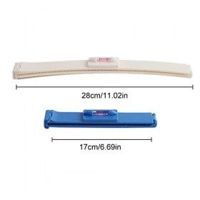 LuLiyLdJ Senior Hair Assistant Clip-On Easy-Cut Long Hair Professional Hair Tools Set Template Blau 