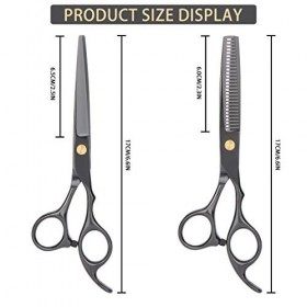 Peinat Ciseaux coiffure, Barber Salon Garniture Coupe Ciseaux, Ciseaux Desepaississant, Professionnels Set de ciseaux de barb