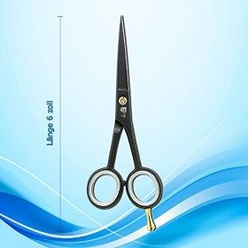 SMI - Ciseaux Coiffure 6 Pouce Ciseau Coiffeur En Acier Inoxydable Ciseaux De Coupe Cheveux pour salon Hommes et Femmes Cisea