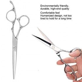 Ciseaux de Coupe Cheveux Professionnels, 7,0 Pouces 404 Acier Bord Droit Aiguisés Coiffeur Pour Coiffure Texturisant, Salon M