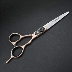 JIESENYU Ciseaux de coiffure 6 pouces Or rose Ciseaux de coiffeur professionnels pour homme et femme ciseaux coiffure japonai