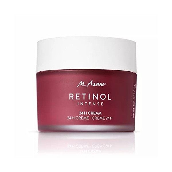 M. Asam RETINOL INTENSE Crème jour et nuit 100 ml – Crème anti-rides haute efficacité au rétinol, améliore lélasticité et Cr...
