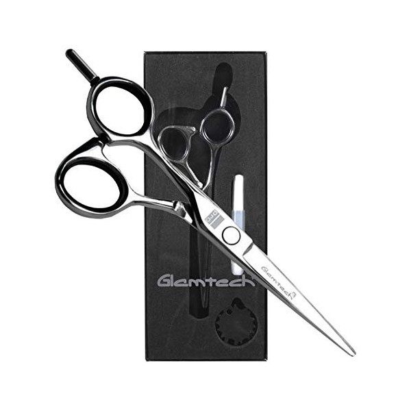 Glamtech Pro Lefty 5.5" Scissor - Professional Left Handed Hair Styling/Hair Cutting Scissor - Made with Japanese Steel