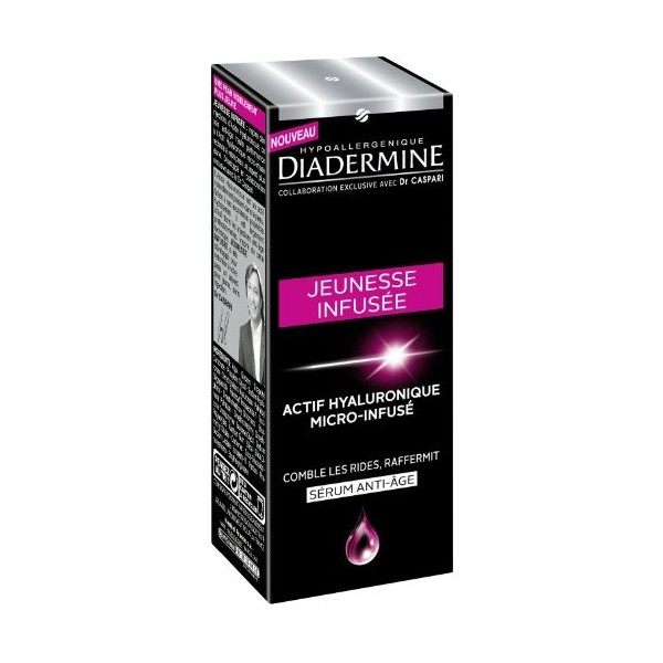 Diadermine - Jeunesse Infusée Sérum Anti-Âge - 30 ml Crème Jour et Nuit
