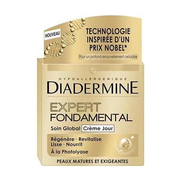 DIADERMINE Expert Fondamental Soin Global Crème Jour Peaux Matures et Exigeantes 50ml lot de 2 