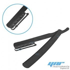 Ynr Pro Coiffure Cheveux Raboteuse Effiler Couche Peigne à Cheveux Coupe Rasoir en Acier Coupe Gorge 