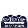 NIVEA MEN Crème Visage - Corps - Mains 1 x 150 ml , crème multi-usages au parfum masculin format boîte alu, soin hydratant 3