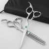 harayaa 7Pcs 7 "Pro Ciseaux de Coupe de Cheveux Ensemble de Coupe de Cheveux Maison Cisailles Peigne Doutils