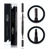 VOID Homme Crayon à Barbe Noir, Pack de 4 Stylo Barbe Imperméable, Anti-taches Crayon à Barbe Homme, Stylo à Barbe Naturell