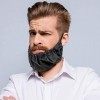 2 pièces Bavoir de rasage, Bavoir de rasage, tablier de barbe pour le visage garde barbe bonnet de barbe Bandana bavoirs de r