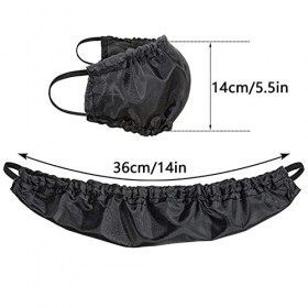 Couvre-Barbe Barbe Protecteur Barbe Hommes Visage Coiffure Bonnet Couverture de Barbe Hommes Barbe Bandanas Réglable Barbe Co