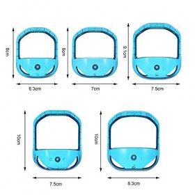 zroven 5pcs / lot modèle de barbe de moustache de salon barbe shaper barbichette outil de toilettage moustache