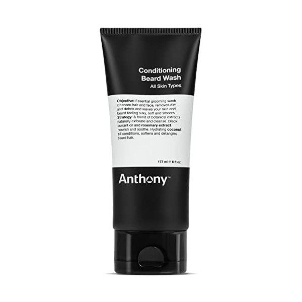 Anthony Conditionnement de Beard Wash pour Homme 6 Oz 177.44 ml