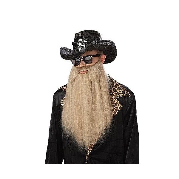 California Costumes Longue Barbe Blonde Rockeur