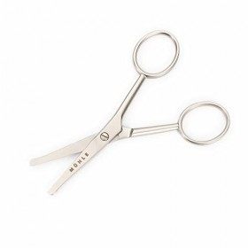 MÜHLE Ciseaux à barbe, nez et oreilles en acier inoxydable