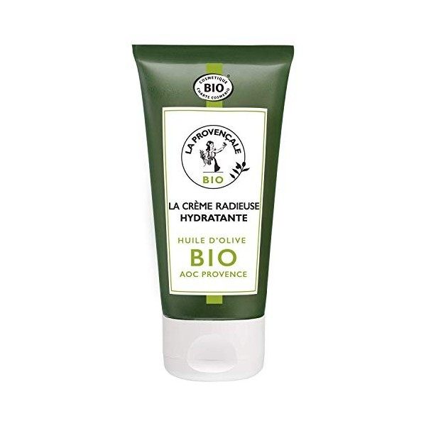 La Provençale – La Crème Radieuse Hydratante – Soin Visage Certifié Bio – Huile d’Olive Bio AOC Provence – Pour Tous Types de...